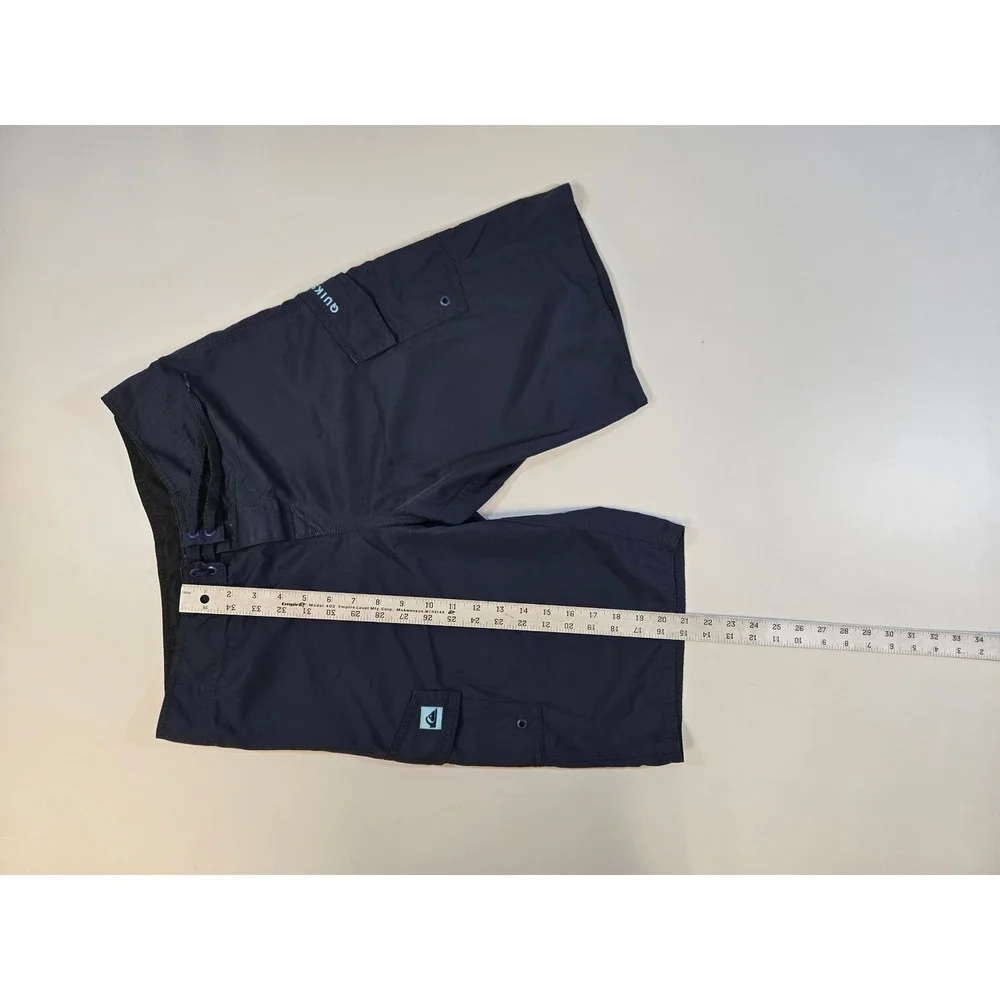 Quiksilver Mens Navy Cargo Board Shorts Swim Trunks Size 30‎ AQBBS03072